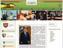 Tablet Screenshot of glodeni.md